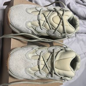 Yeezy 500 (stone, size U.S Men 6, 7-7.5 women).
